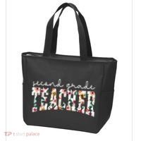 Wildflowers Second Grade Teacher Back To School 2nd Grade Tote Bag thumb 3
