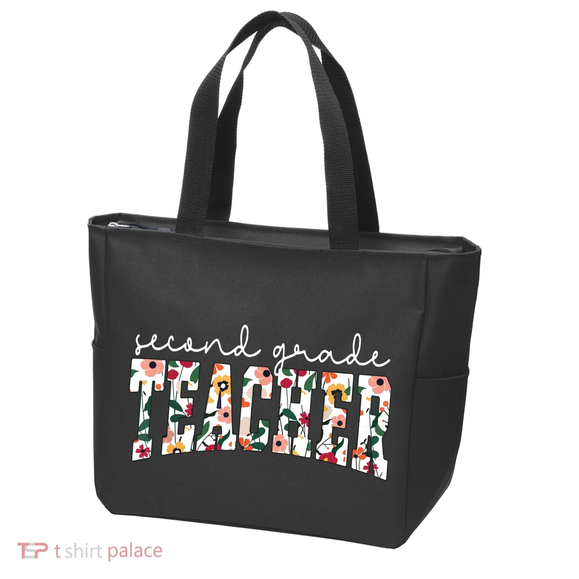Wildflowers Second Grade Teacher Back To School 2nd Grade Tote Bag