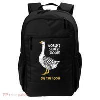 World's Silliest Goose On The Loose Backpack thumb 0