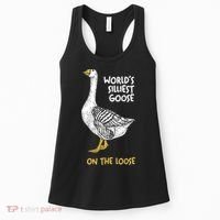 World's Silliest Goose On The Loose Women's Tank Top thumb 0