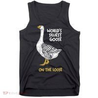 World's Silliest Goose On The Loose Tank Top thumb 0