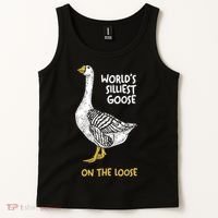 World's Silliest Goose On The Loose Tank Top thumb 2