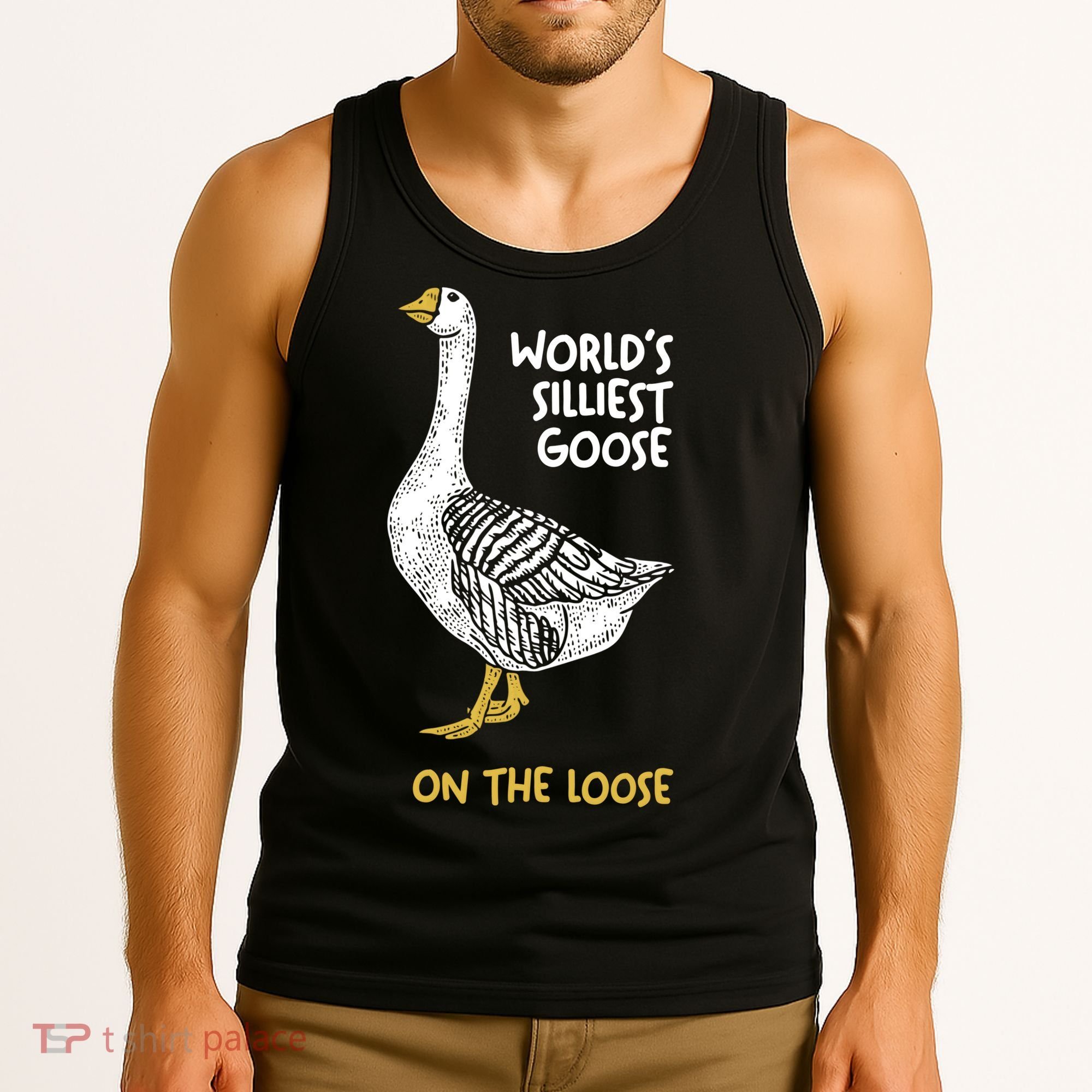 World's Silliest Goose On The Loose Tank Top