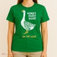World's Silliest Goose On The Loose T-Shirt thumb 4