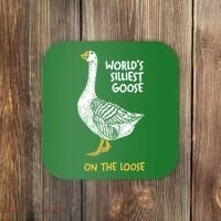 World's Silliest Goose On The Loose Coaster thumb 0