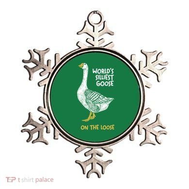 World's Silliest Goose On The Loose Ornament
