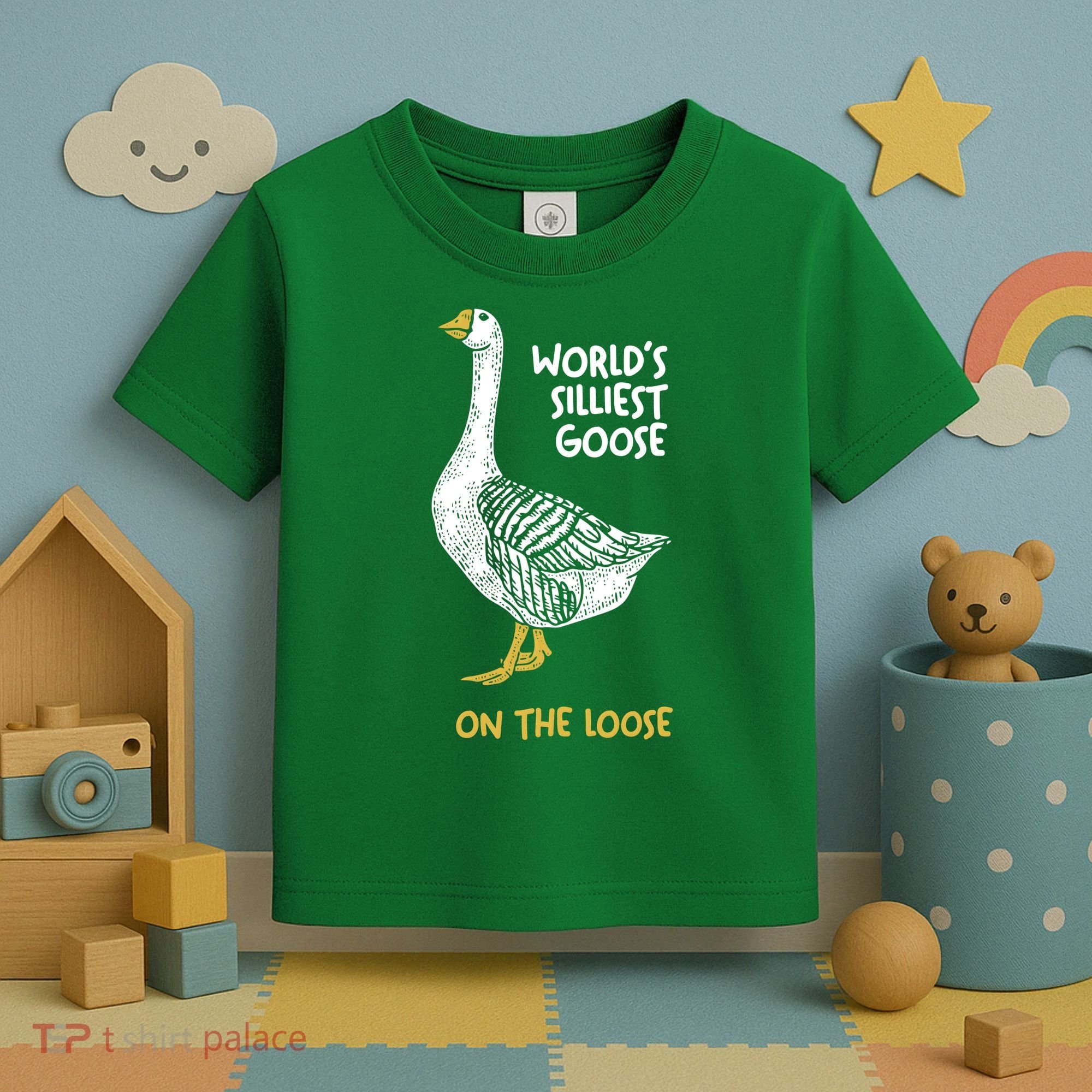 World's Silliest Goose On The Loose Toddler T-Shirt
