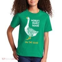 World's Silliest Goose On The Loose Kids T-Shirt thumb 2