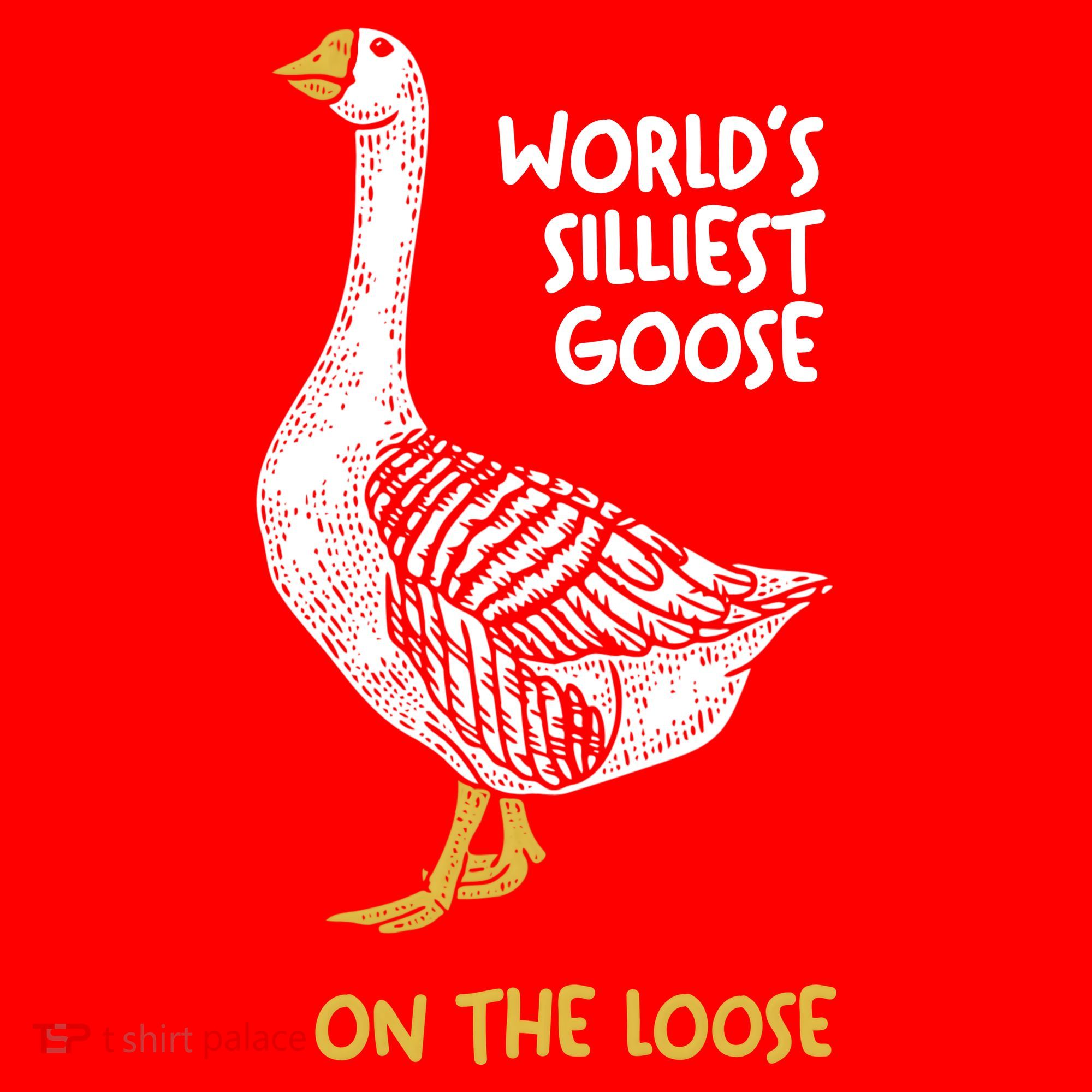 World's Silliest Goose On The Loose Santa Hat
