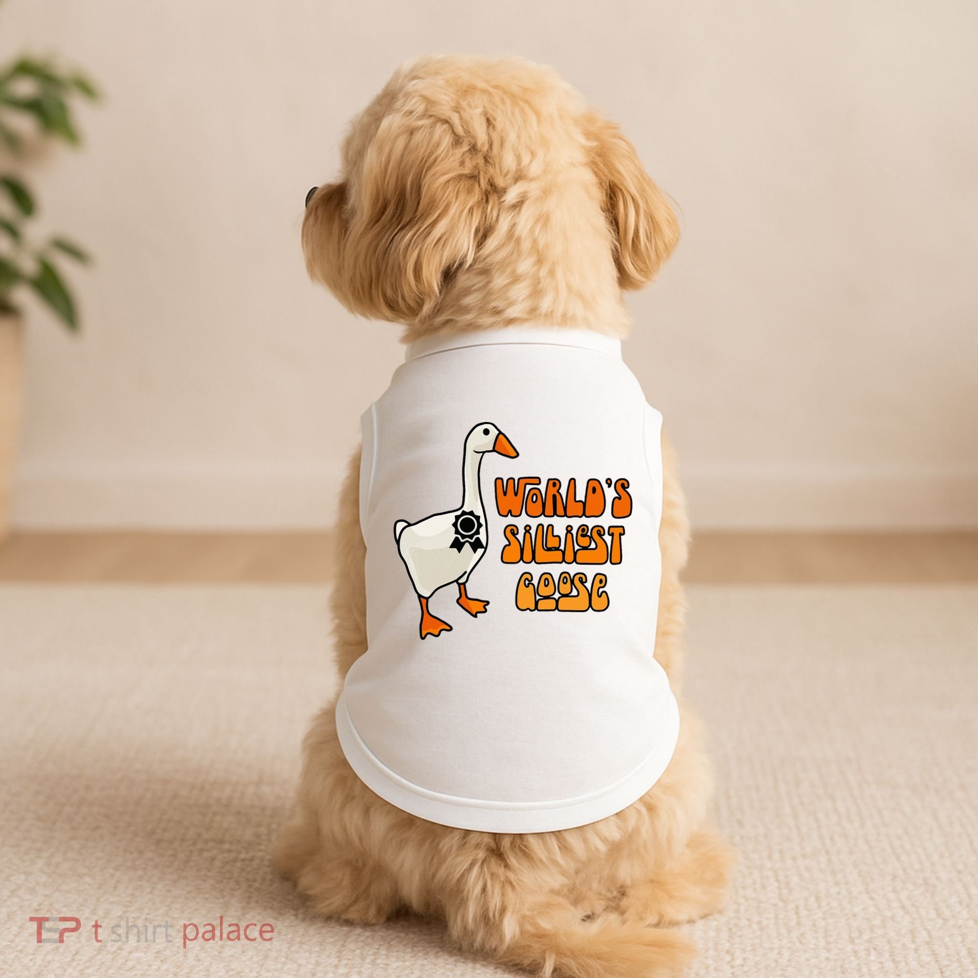 WorldS Silliest Goose Doggie Tank