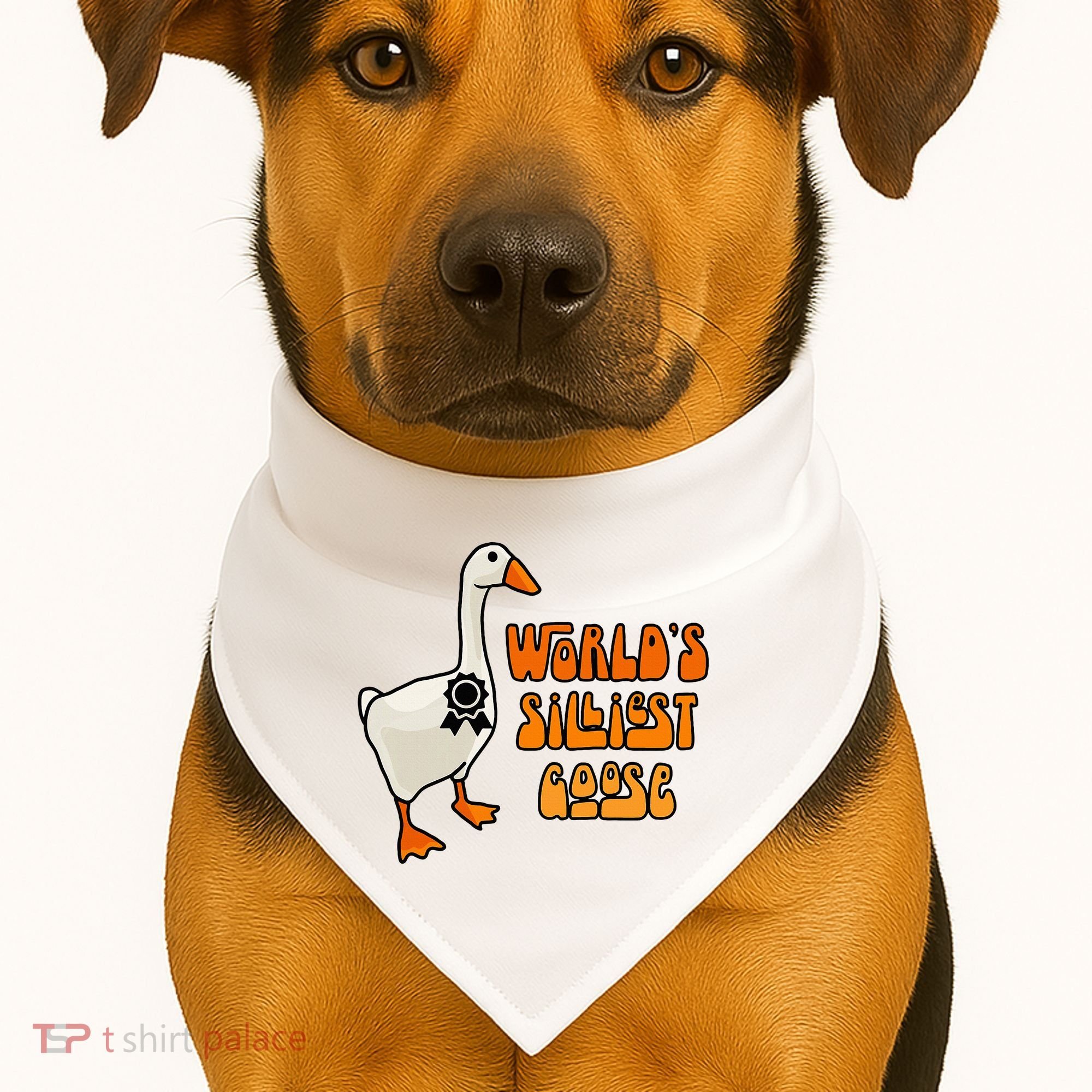 WorldS Silliest Goose USA-Made Doggie Bandana