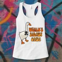 WorldS Silliest Goose Women's Tank Top thumb 3