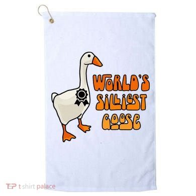 WorldS Silliest Goose Golf Towel