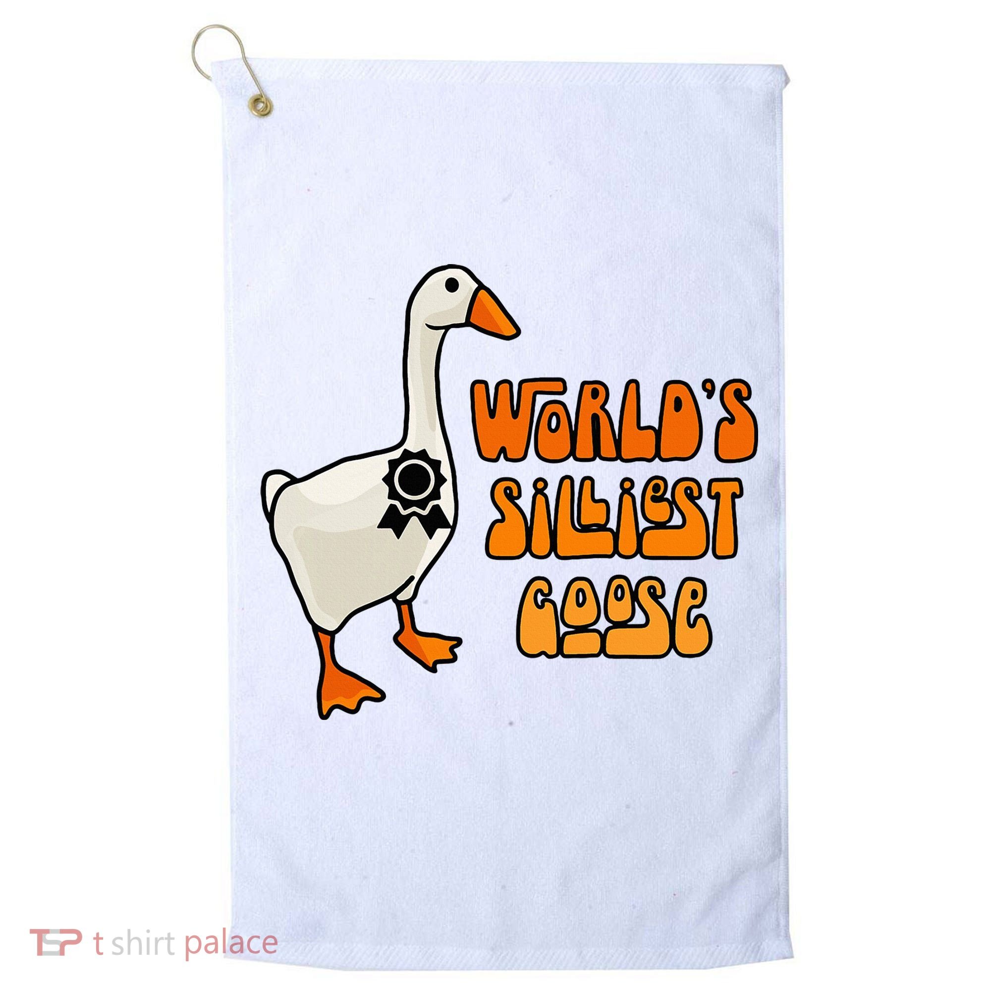 WorldS Silliest Goose Golf Towel