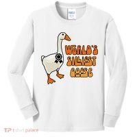 WorldS Silliest Goose Kids Long Sleeve Shirt thumb 0