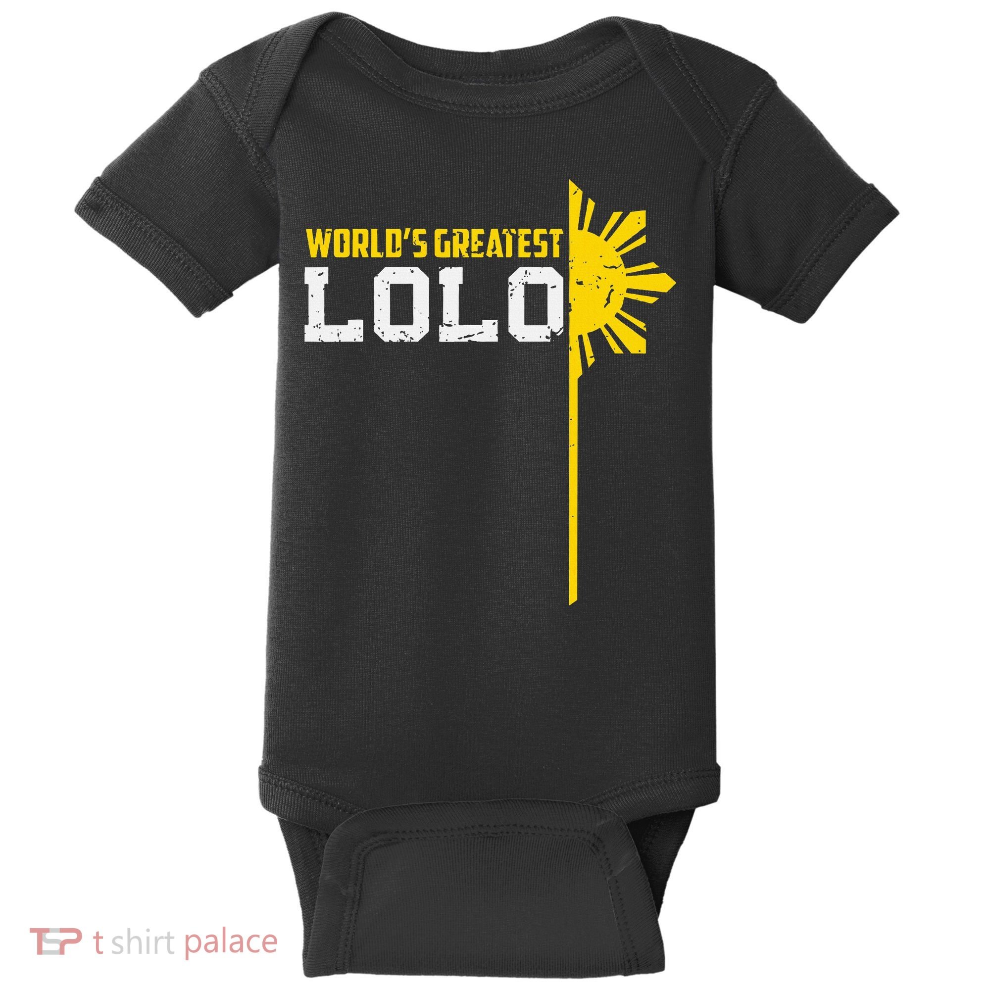 World S Greatest Lolo Filipino Grandpa Baby Bodysuit