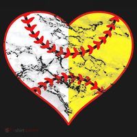 Womens Softball Heart Mom Women Baseball Ideas Women's Hoodie thumb 2