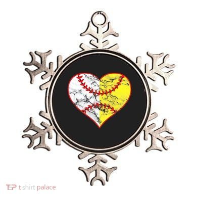 Womens Softball Heart Mom Women Baseball Ideas Ornament