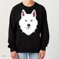White Siberian Husky Canine White Snow Dog Women's Sweatshirt thumb 0