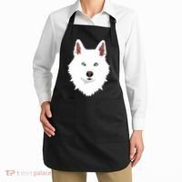 White Siberian Husky Canine White Snow Dog Apron thumb 2