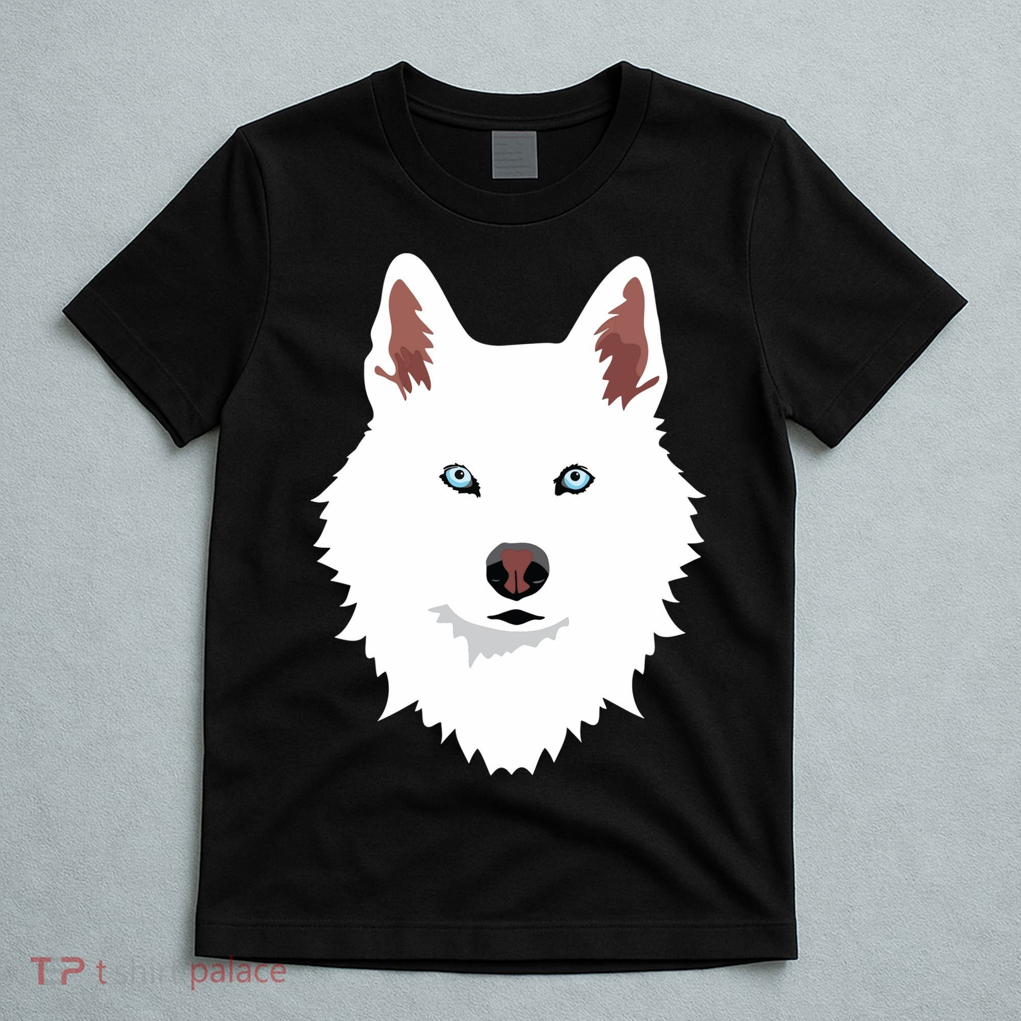 White Siberian Husky Canine White Snow Dog T-Shirt