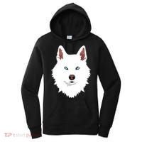 White Siberian Husky Canine White Snow Dog Women's Hoodie thumb 0