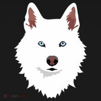 White Siberian Husky Canine White Snow Dog Women's Hoodie thumb 2