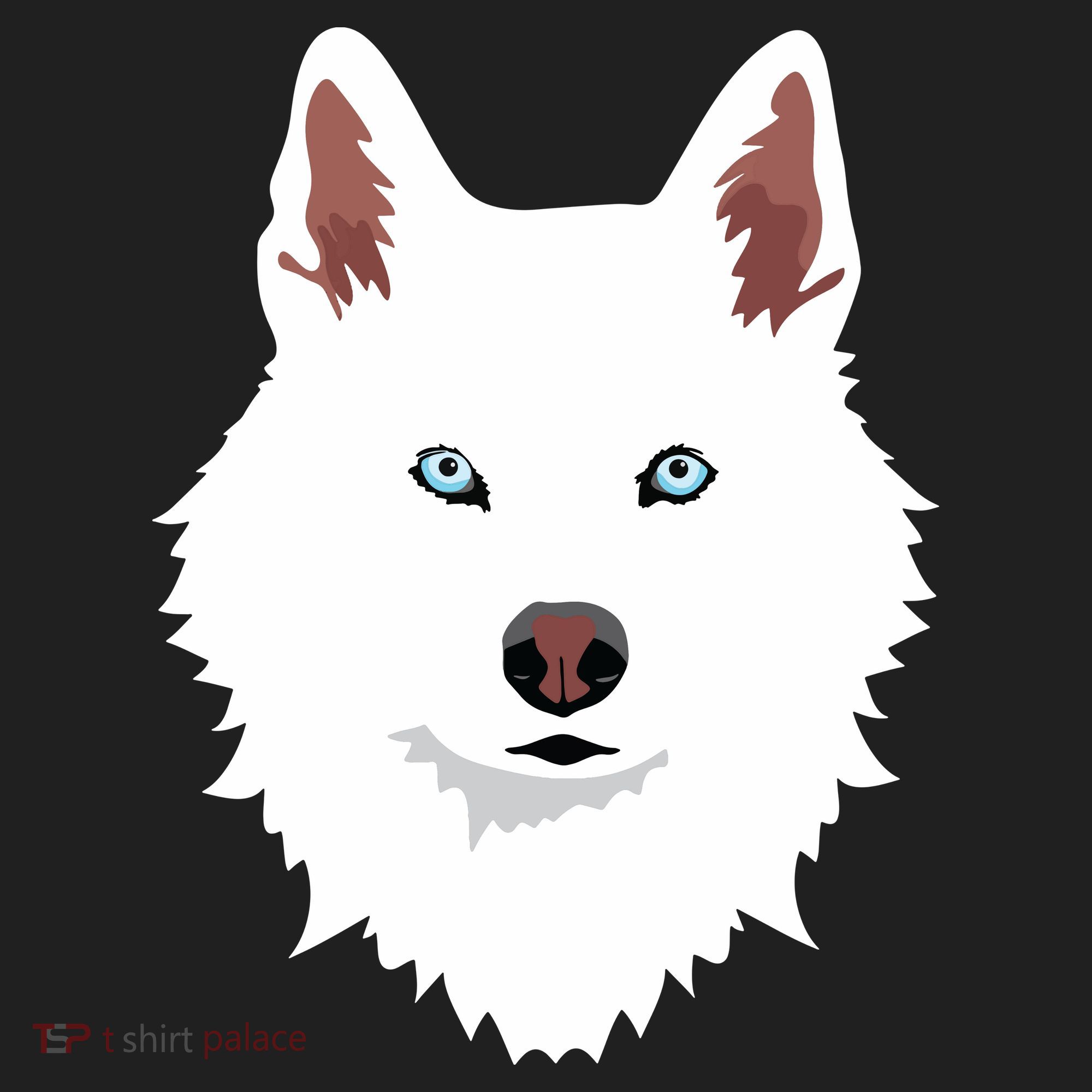 White Siberian Husky Canine White Snow Dog Hat