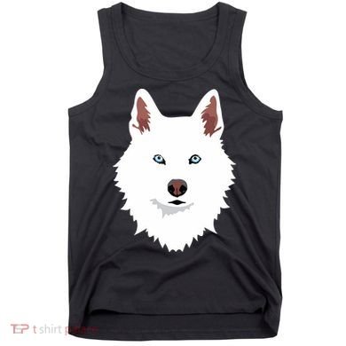 White Siberian Husky Canine White Snow Dog Tank Top