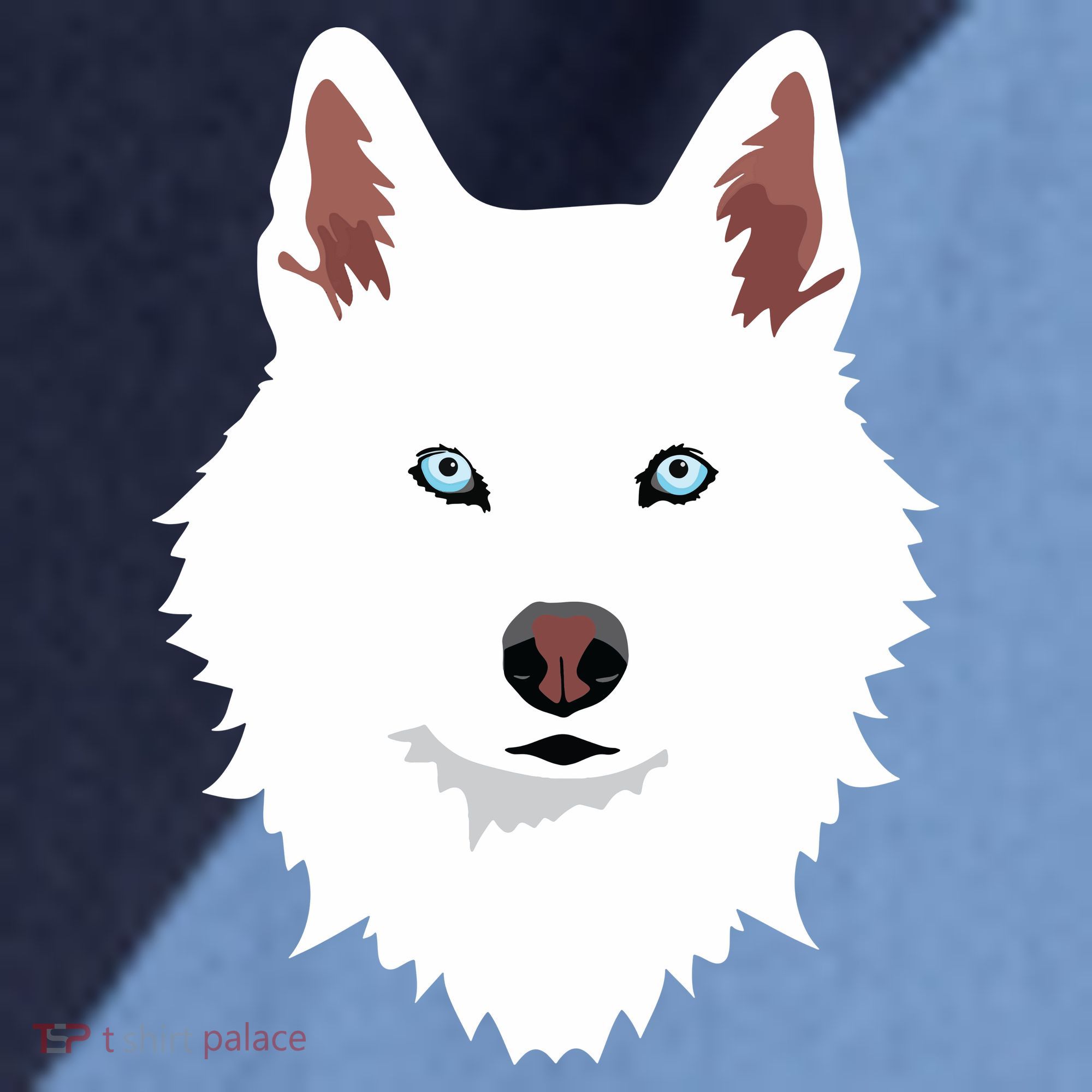 White Siberian Husky Canine White Snow Dog Raglan Baseball Sleeve Shirt
