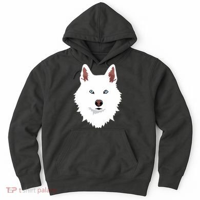 White Siberian Husky Canine White Snow Dog Hoodie