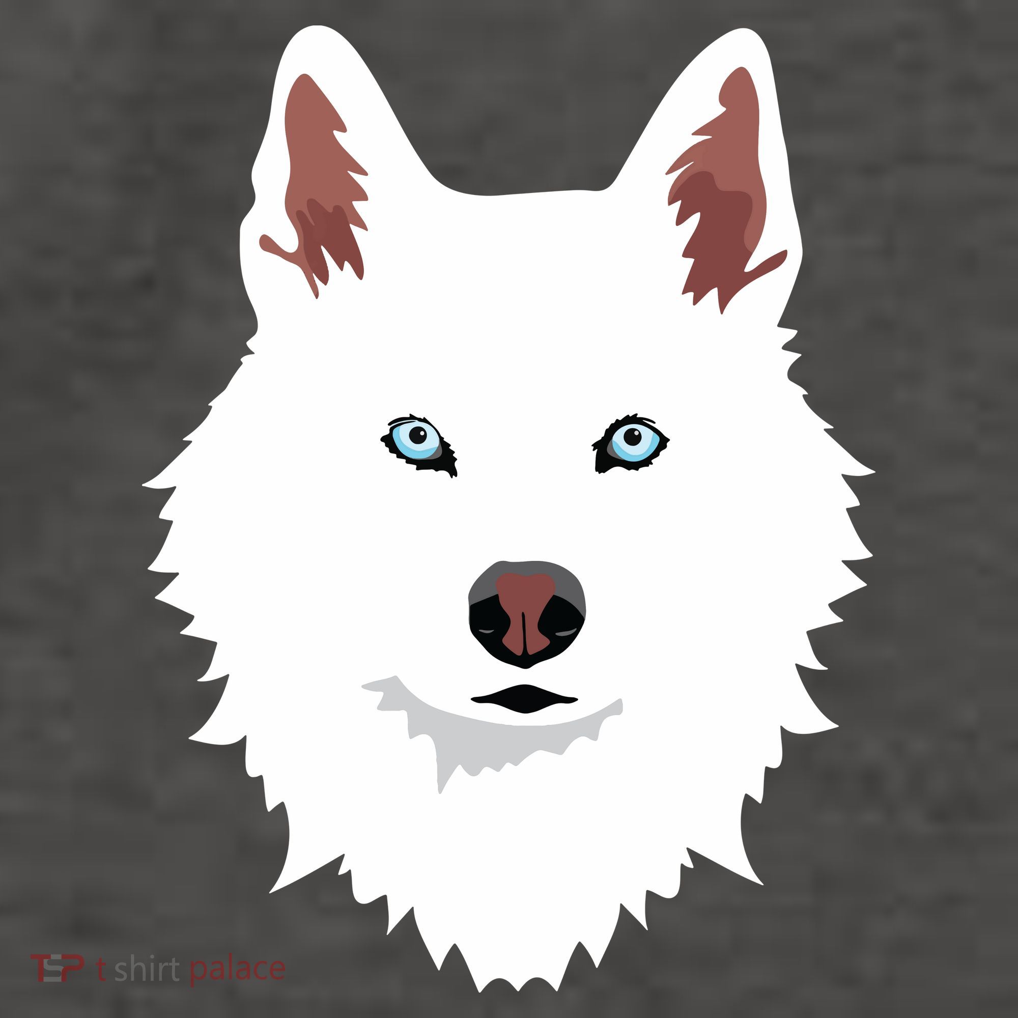 White Siberian Husky Canine White Snow Dog Women's Tank Top