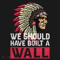 We Should Have Build A Wall Native American Doggie Tank thumb 4