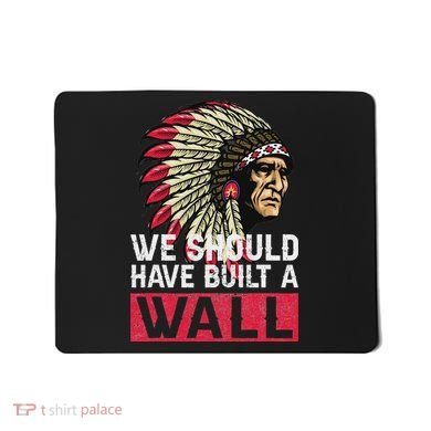 We Should Have Build A Wall Native American Mousepad