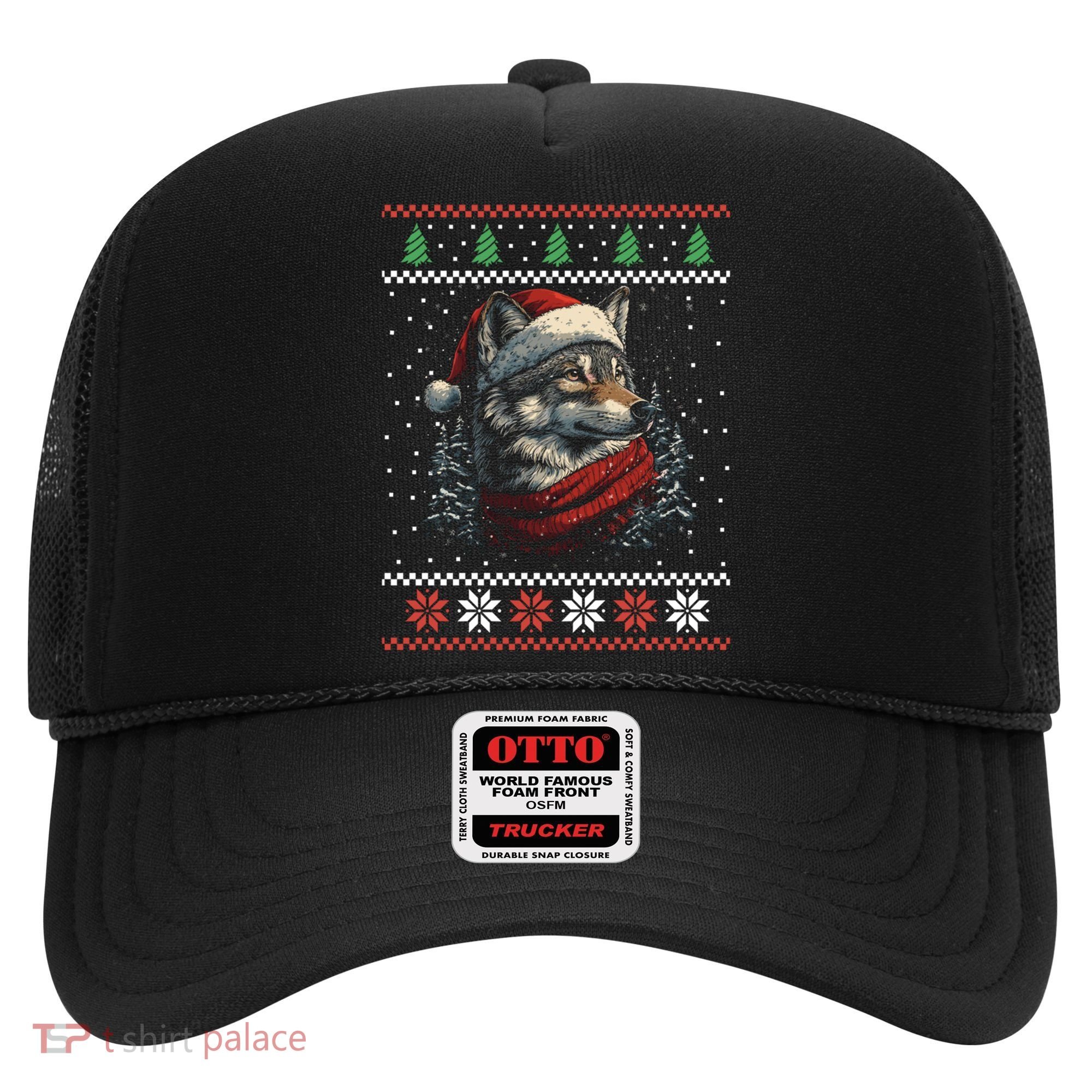 Wolf Santa Hat Ugly Christmas Cute Gift Hat