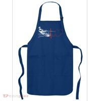 Water Skiing Heartbeat Funny Water Ski Skiing Waterski Gift Apron thumb 0