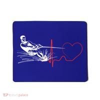 Water Skiing Heartbeat Funny Water Ski Skiing Waterski Gift Mousepad thumb 0