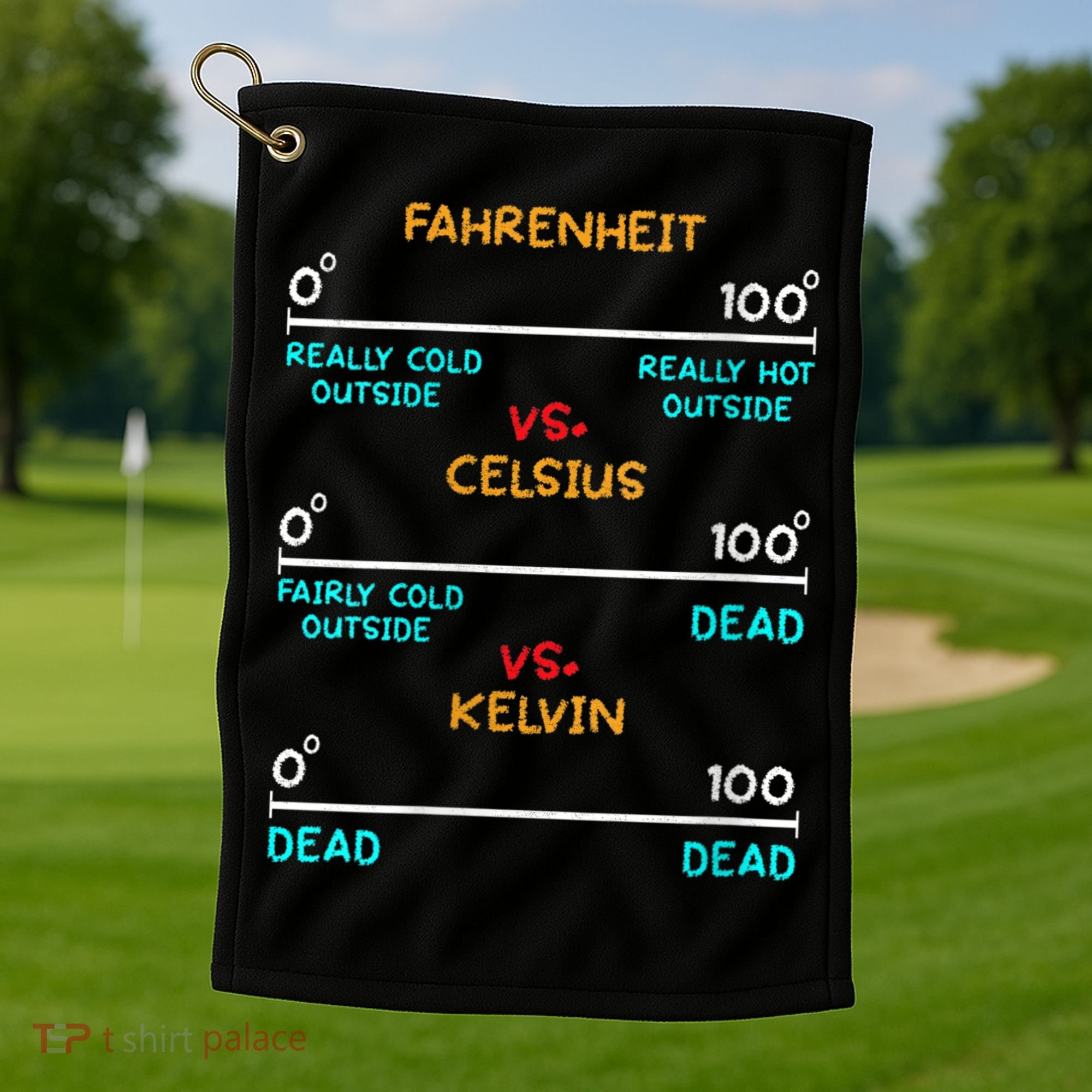 Womens Science Humor Chemistry Thermodynamics Joke Golf Towel
