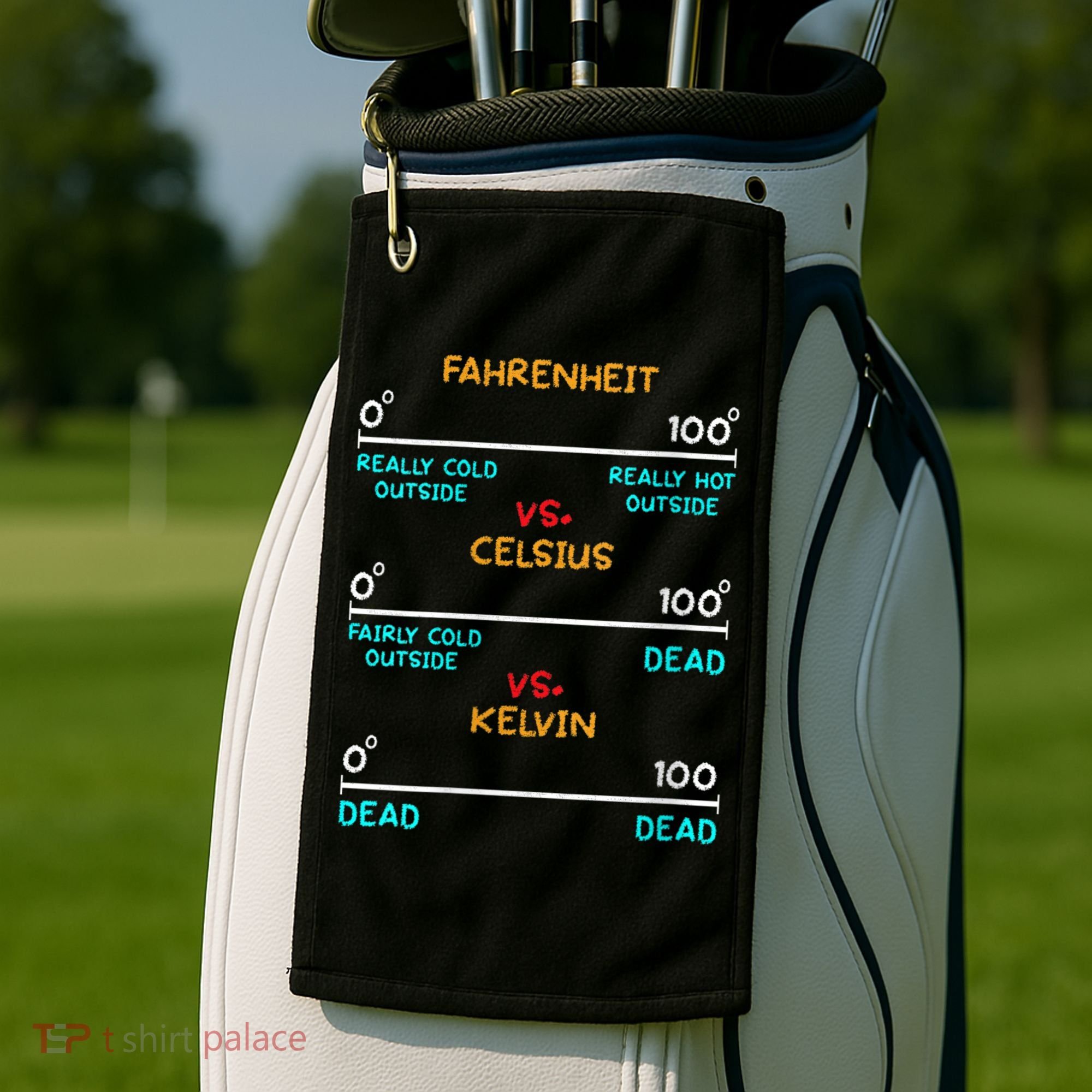 Womens Science Humor Chemistry Thermodynamics Joke Golf Towel