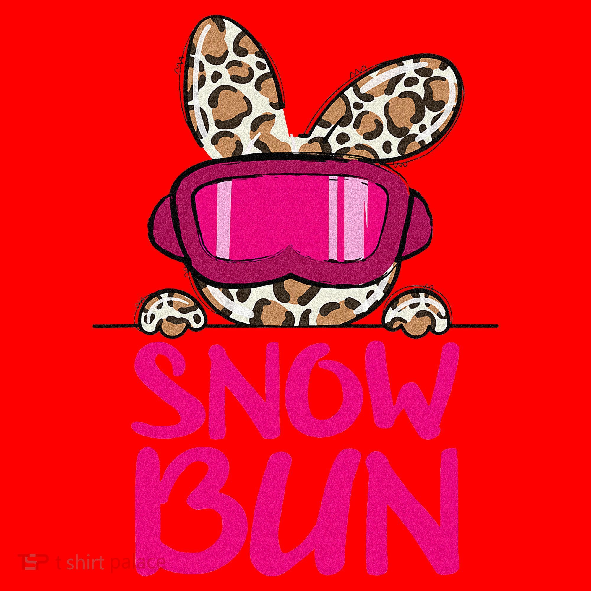 Winter Slope Hopper Ski Adventure Leopard Santa Hat