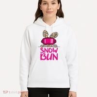 Winter Slope Hopper Ski Adventure Leopard Hoodie thumb 5