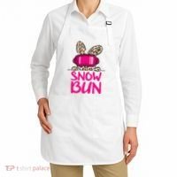 Winter Slope Hopper Ski Adventure Leopard Apron thumb 2