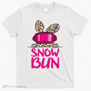 Winter Slope Hopper Ski Adventure Leopard T-Shirt