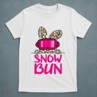 Winter Slope Hopper Ski Adventure Leopard T-Shirt thumb 5