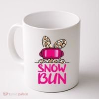 Winter Slope Hopper Ski Adventure Leopard Coffee Mug thumb 0