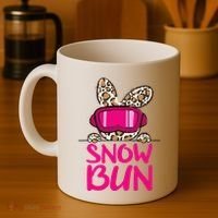 Winter Slope Hopper Ski Adventure Leopard Coffee Mug thumb 4