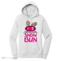 Winter Slope Hopper Ski Adventure Leopard Women's Hoodie thumb 0