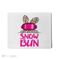 Winter Slope Hopper Ski Adventure Leopard Mousepad thumb 0