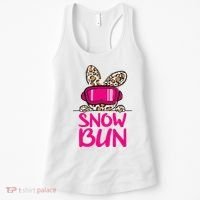 Winter Slope Hopper Ski Adventure Leopard Women's Tank Top thumb 0