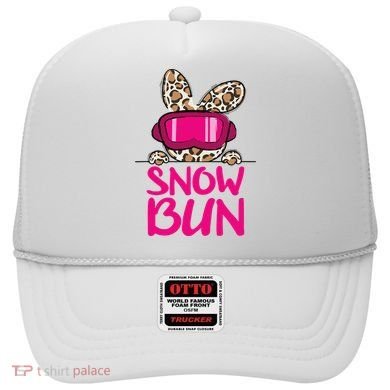 Winter Slope Hopper Ski Adventure Leopard Hat